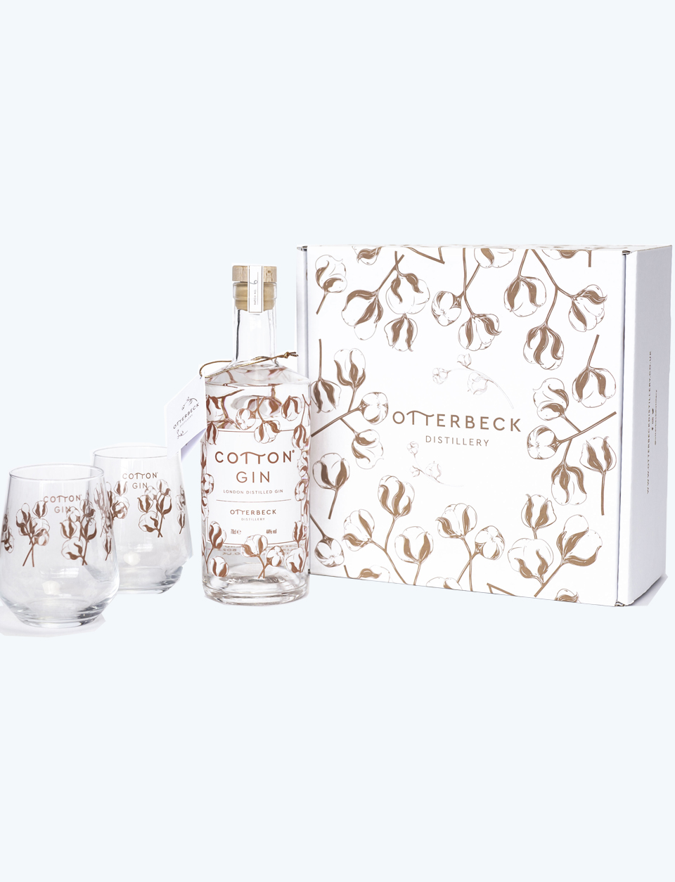 Cotton Gin and Glasses Gift Box