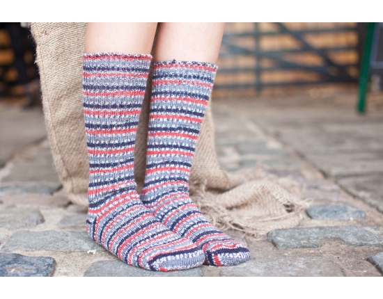 Yorkshire Wool Socks - Bullfinch