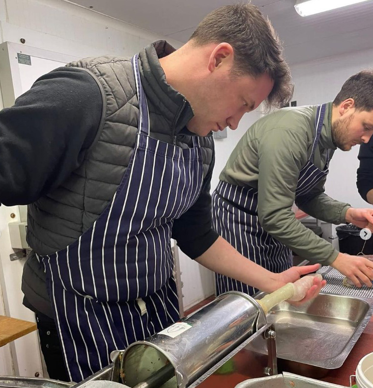 tommy banks and wil lockwood charcuterie course pig
