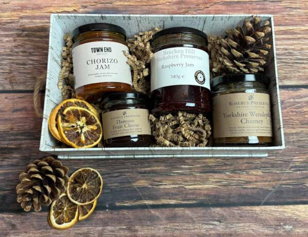 yorkshire preserves gift box hamper