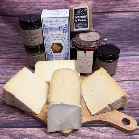 complete cheeseboard in a box