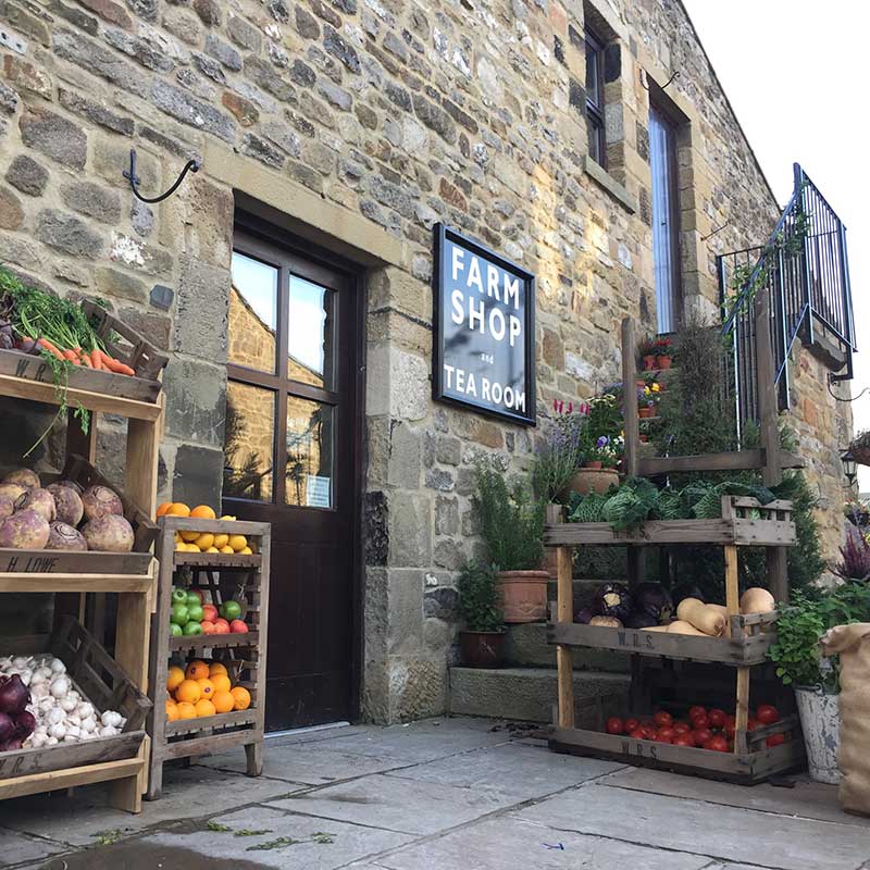 Town end farm shop entrance